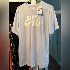 Nike Men’s Light Blue 'Just Do It' Short Sleeve Tee